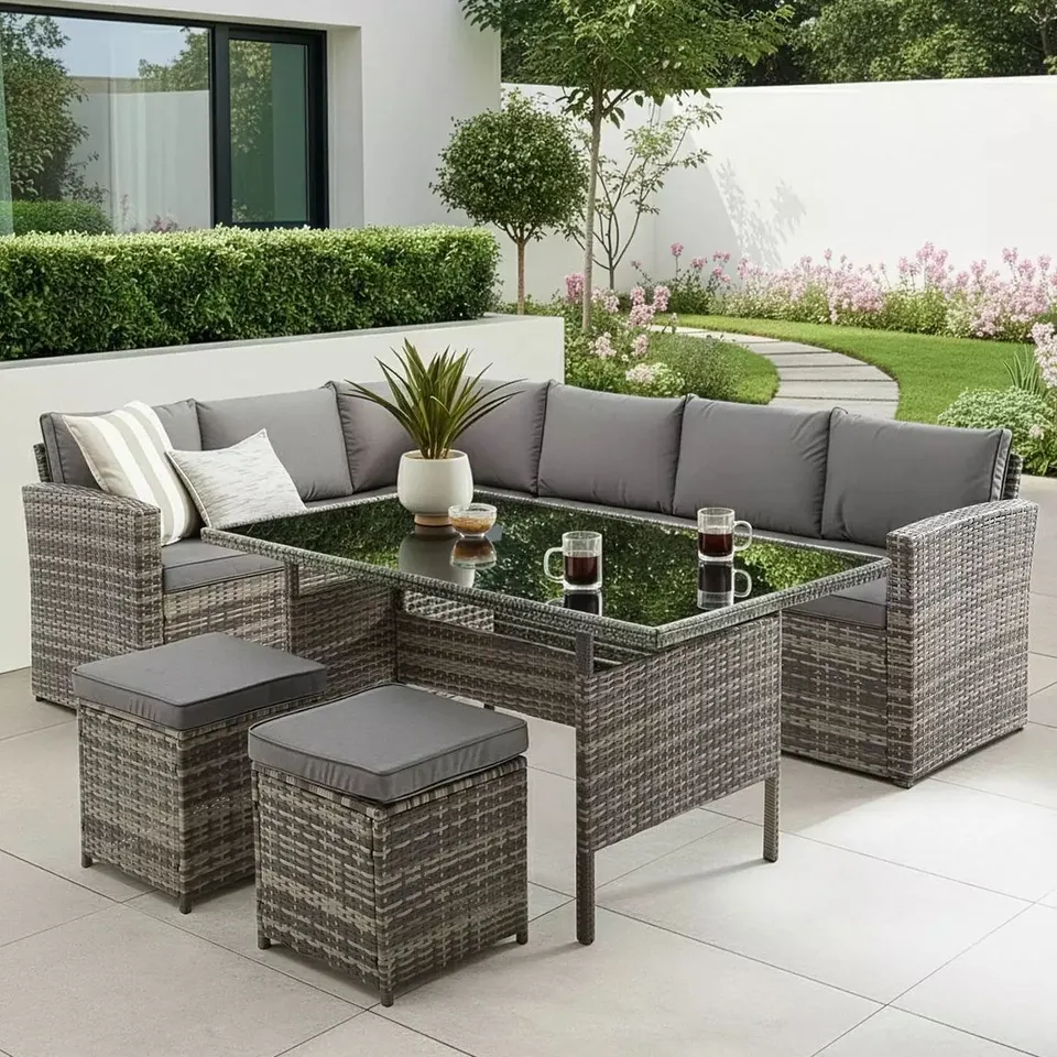 BOXED HAMILTON CORNER DINING SET (2 BOXES) RRP £999