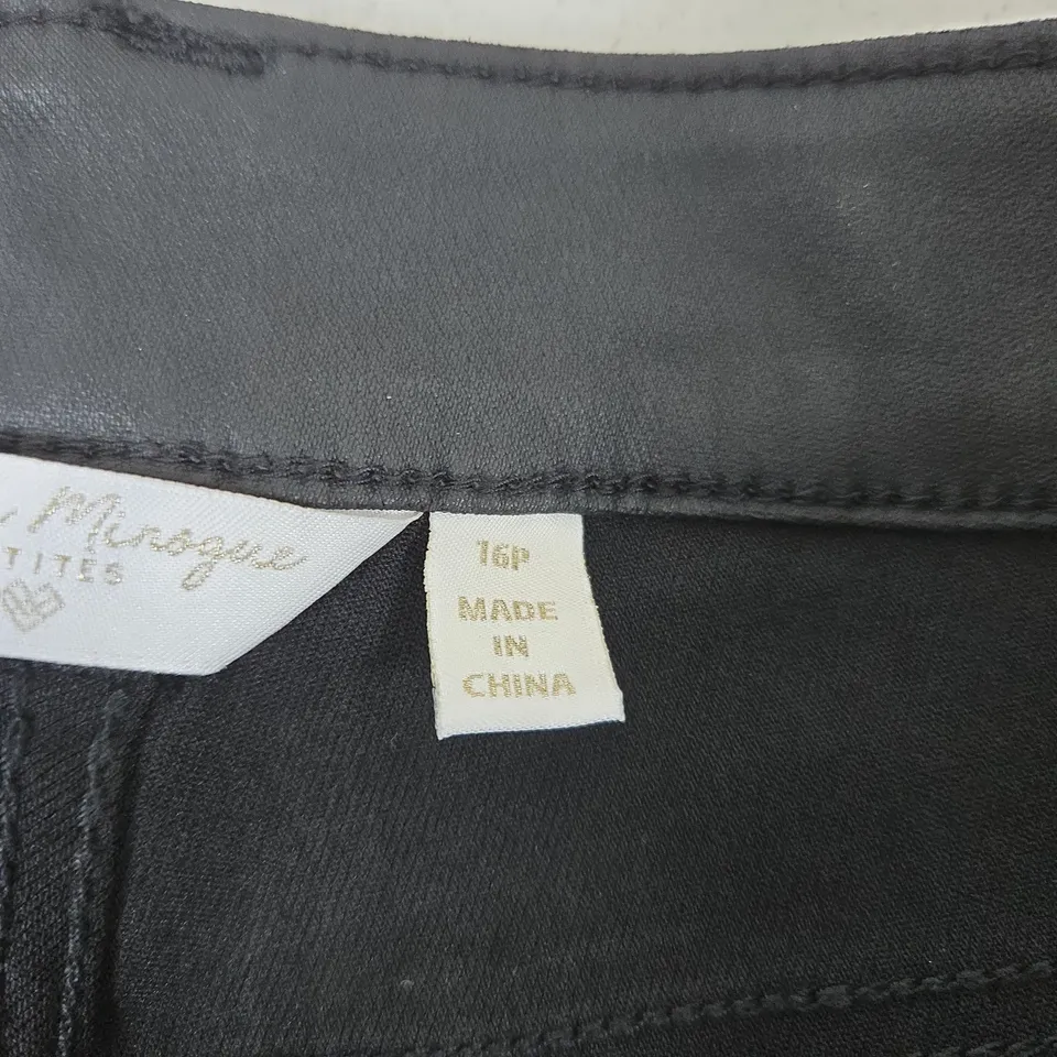 DANNII MINOGUE PETITE WOMEN'S TROUSERS – BLACK, UK 16P