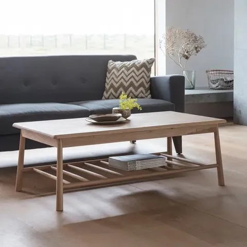 BOXED DUNELM WAVERLY RECTANGULAR COFFEE TABLE