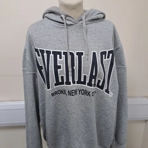 EVERLAST GREY HOODIE SIZE M