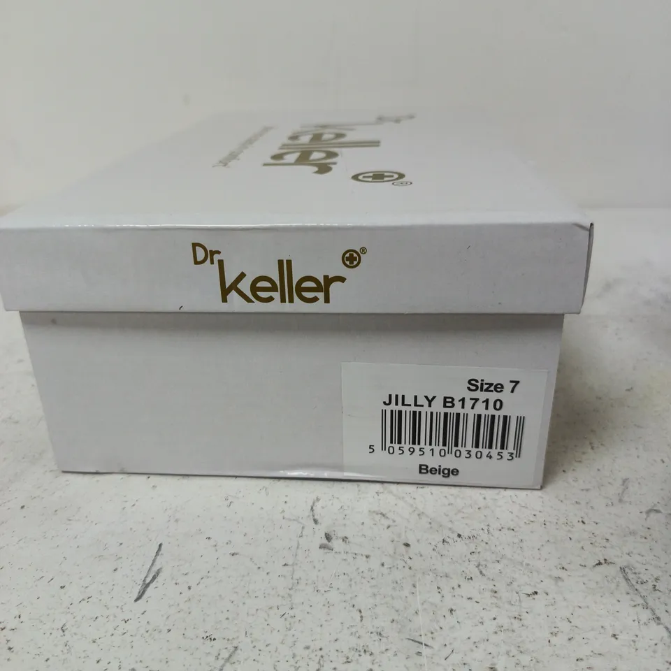 DR KELLER JILLY B1710 WOMEN'S BEIGE SHOES – UK 7