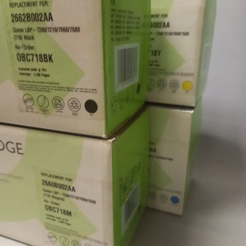 LOT OF 4 Q-CONNECT TONER CARTRIDGES