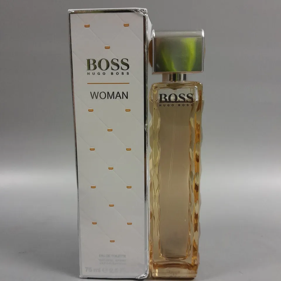 BOXED BOSS ORANGE WOMAN 75ML EAU DE TOILETTE RRP £75