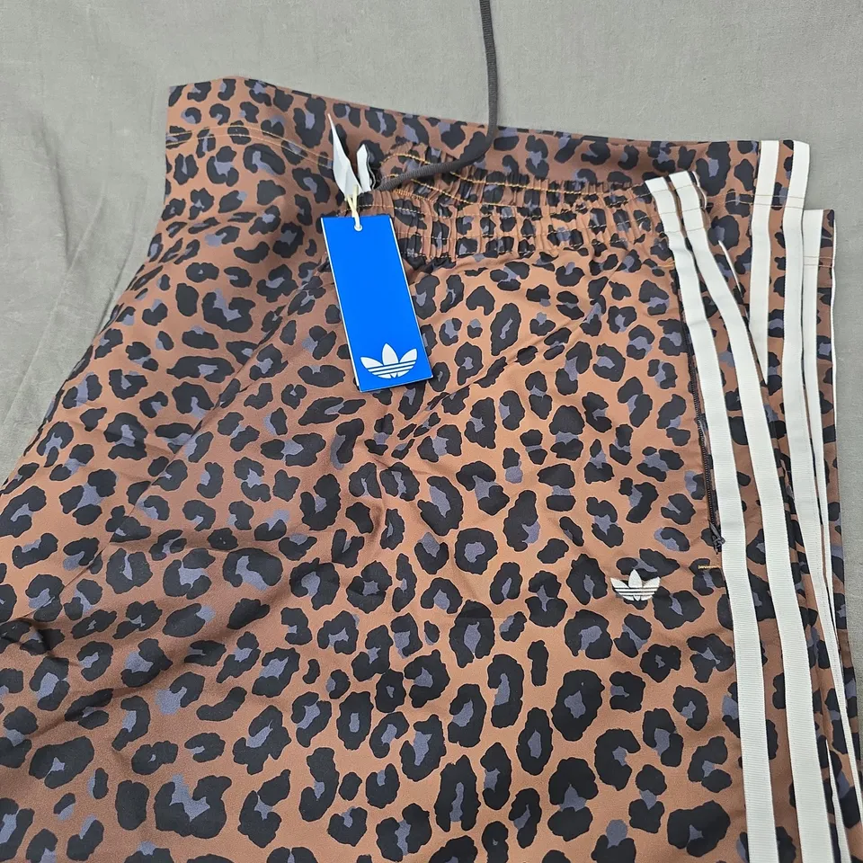 ADIDAS LEOPARD PRINT TRACK PANTS – WOMEN'S - XL