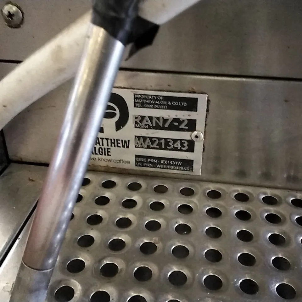 RANCILIO BARISTA 2 STATION COFFEE MACHINE 
