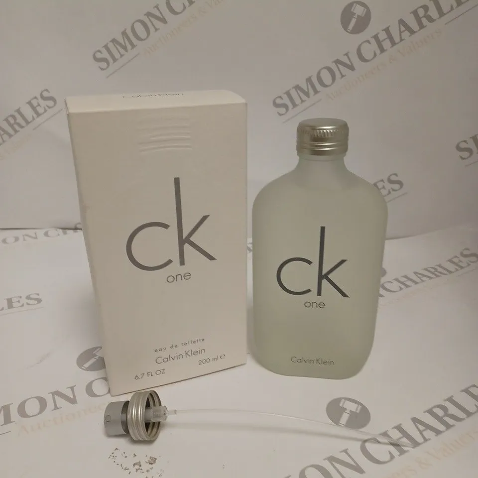 CALVIN KLEIN CK ONE EAU DE TOILETTE - 200ML