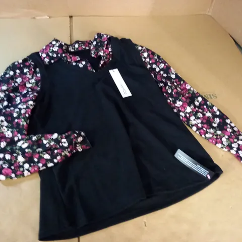 ROMAN 2IN1 DITSY TOP - S 14
