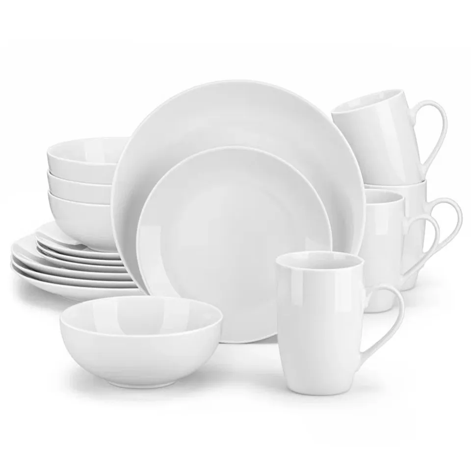 BOXED MALACASA AMELIA 16 PIECE DINNERWARE SET (1 BOX)