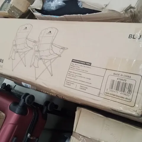 SET OF 2 PADDED CAMPING CHAIRS