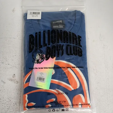 BAGGED BILLIONAIRE BOYS CLUB ASTRO T-SHIRT IN BLUE - XL