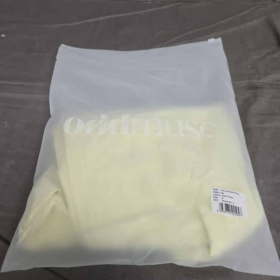 BAGGED ODDMUSE HALTER TOP - SIZE SMALL