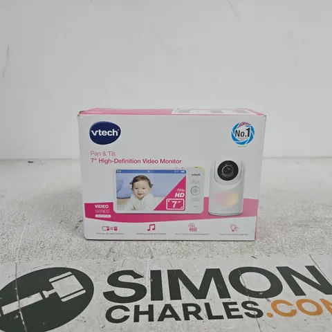VTECH PAN & TILT 7" HIGH DEFINITION VIDEO MONITOR BOXED