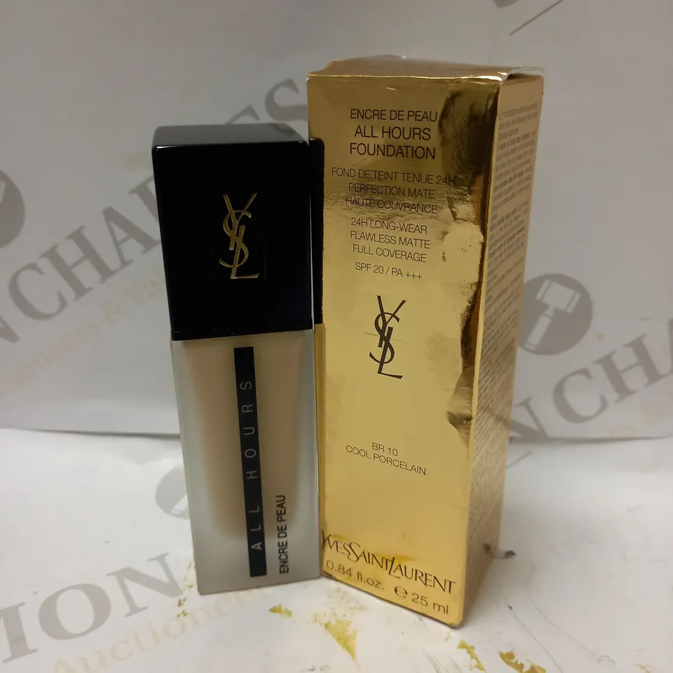YVES SAINT LAURENT ALL HOURS FOUNDATION SPF20 30ML - BR 10 COOL PORCELAIN 
