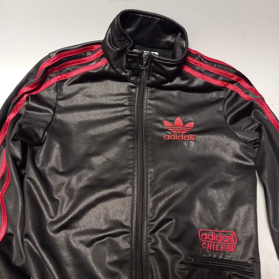 ADIDAS CHILE 62 BLACK JACKET - SIZE 34