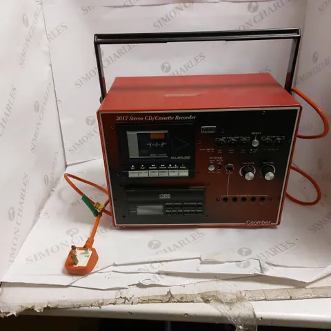 COOMBER CASSETTE RECORDER