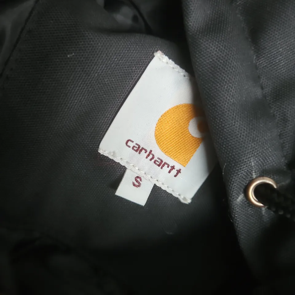 CARHARTT BLACK HOODED JACKET – SIZE S