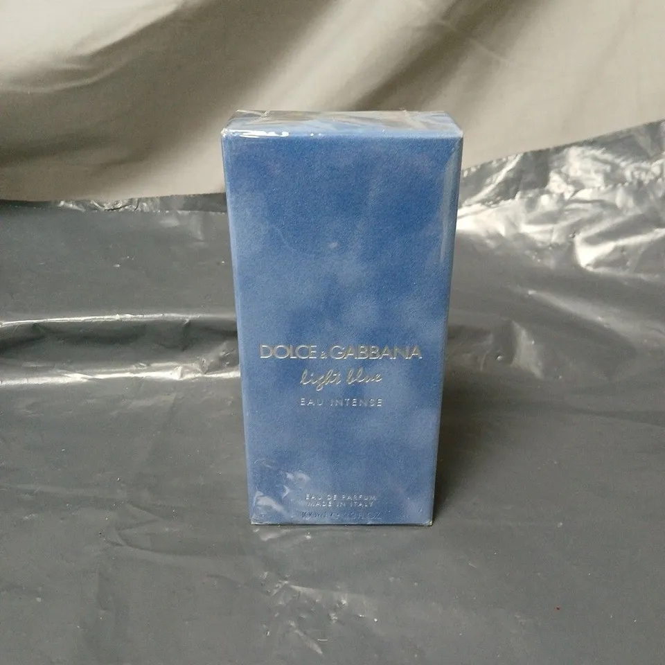 DOLCE AND GABBANA LIGHT BLUE EAU INTENSE 100ML BOXED