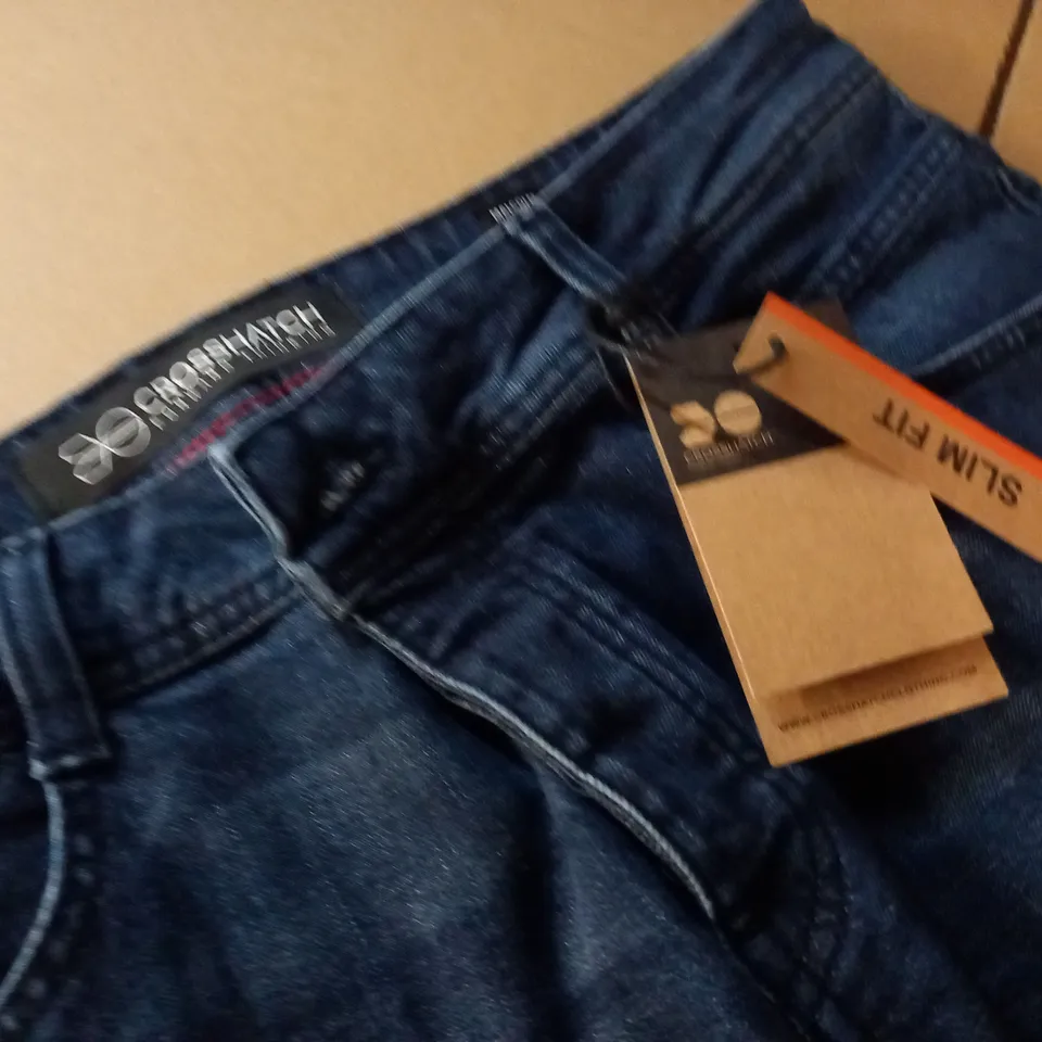 CROSSHATCH MALCOLM SLIM FIT JEANS - 38L