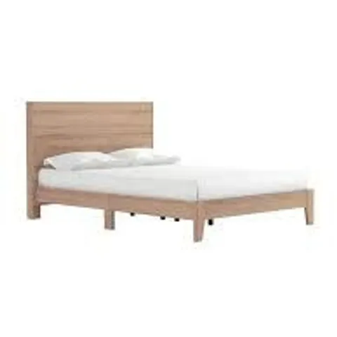 BRAND NEW BOXED CAMBERLEY KING SIZE BED - LIGHT OAK (1 BOX)