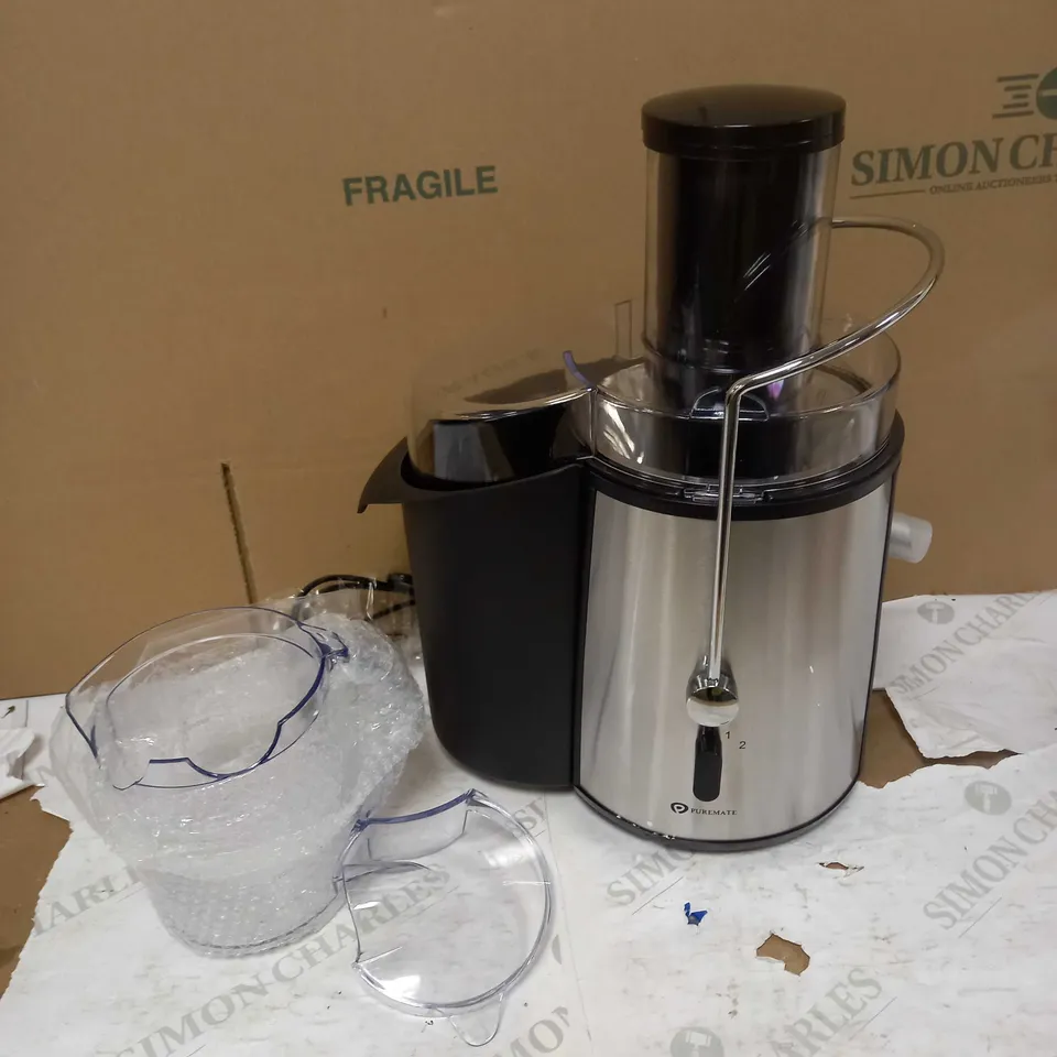 PUREMATE 1000W NATUROPURE POWERFUL WHOLE FRUIT AND VEGETABLE JUICE EXTRACTOR