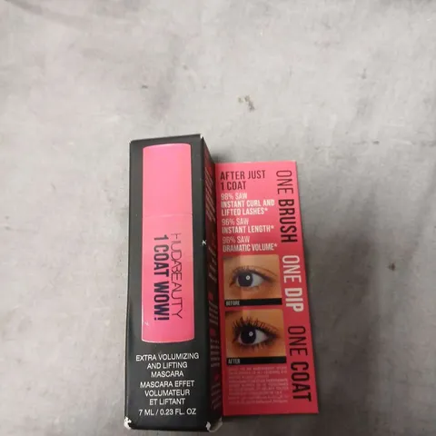 HUDA BEAUTY 1 COAT WOW MASCARA 0.23OZ / 7ML NEW