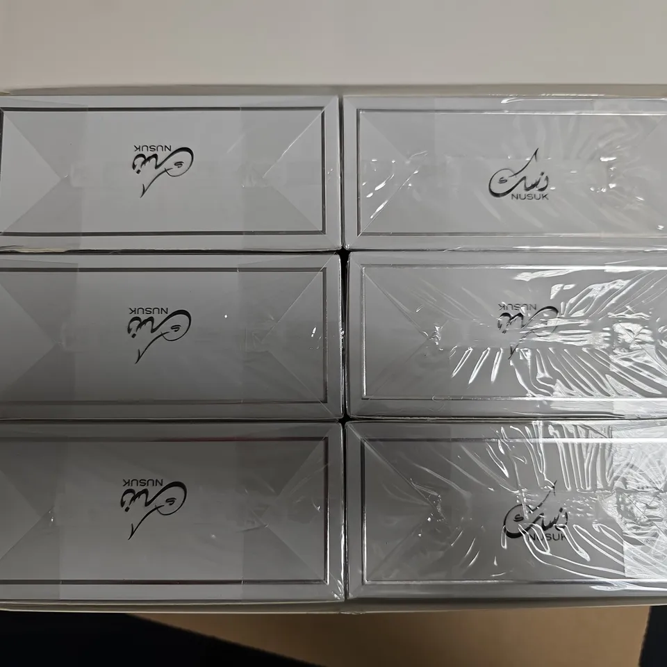 6 BOXED AND SEALED NUSUK MUSK KHAS EAU DE PARFUMS (100ML) - COLLECTION ONLY