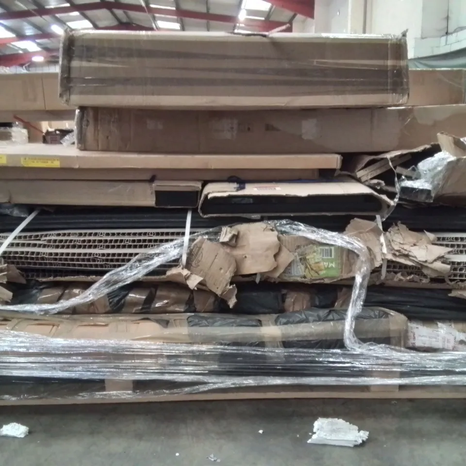 PALLET CONTAINING VARIOUS INCOMPLETE BOXED FURNITURE PARTS