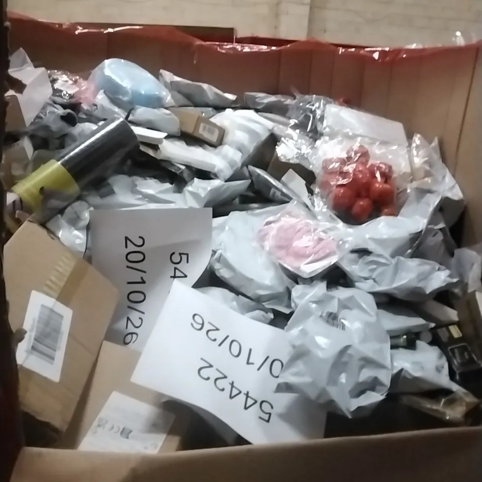 PALLET OF ASSORTED ITEMS TO INCLUDE; AUTOMATIC CAT FEEDER, BASIN WRENCH, BATTERY TESTER 