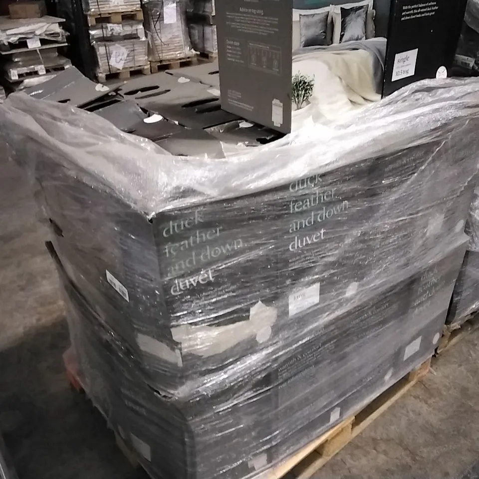 PALLET OF 24 BOXED DUVETS 