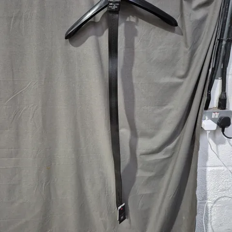 TED BAKER BLACK LEATHER BELT β LONDON