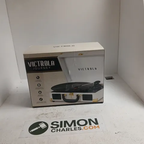 VICTROLA JOURNEY PORTABLE TURNTABLE – SUITCASE STYLE, BOXED