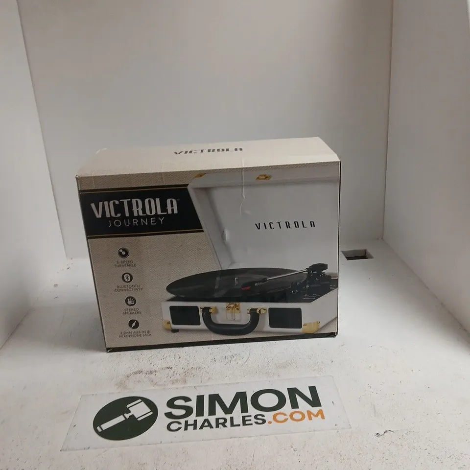 VICTROLA JOURNEY PORTABLE TURNTABLE – SUITCASE STYLE, BOXED