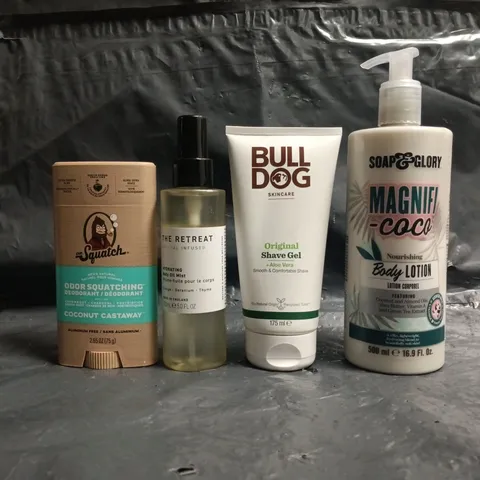 APPROXIMATELY 20 ASSORTED COSMETIC ITEMS TO INCLUDE BULL DOG, SOAP & GLORY, ETC - COLLECTION ONLY