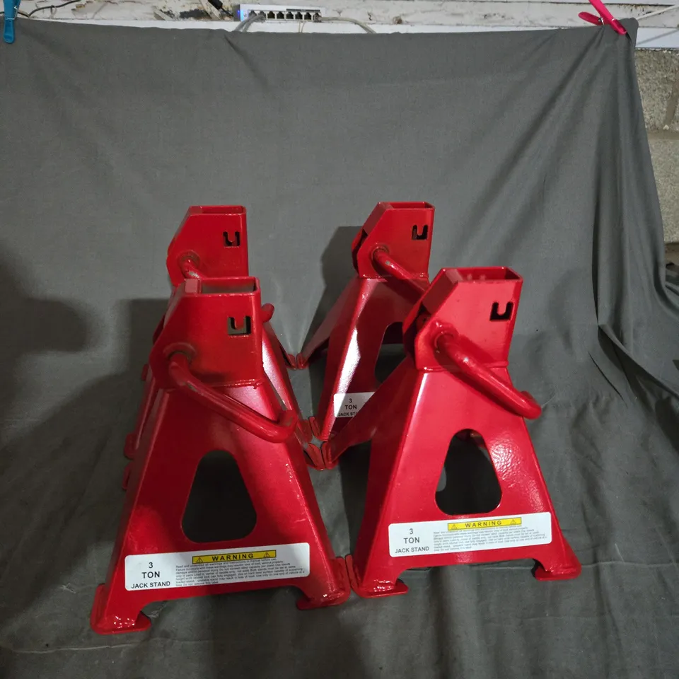 SET OF 4 3 TON JACK STANDS