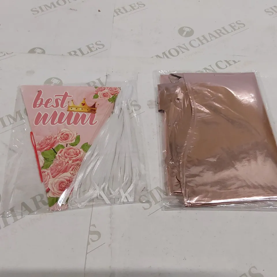 BAGGED MOTHERS DAY BANNER DECORATIONS (1 ITEM)