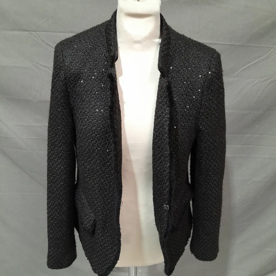 HELENE BERMAN LONDON BLACK JACKET - SIZE 12 