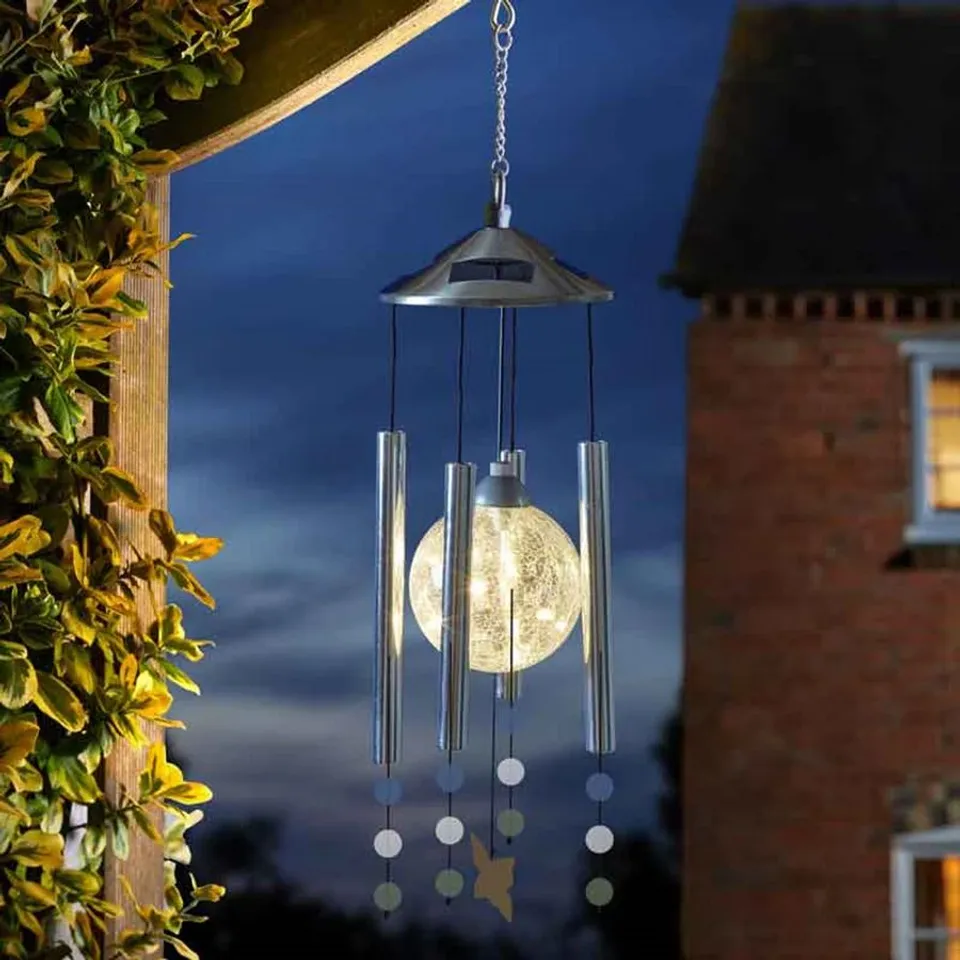 SMART SOLAR ORBIS SOLAR WINDCHIME – SOLAR-POWERED GARDEN LED WINDCHIME