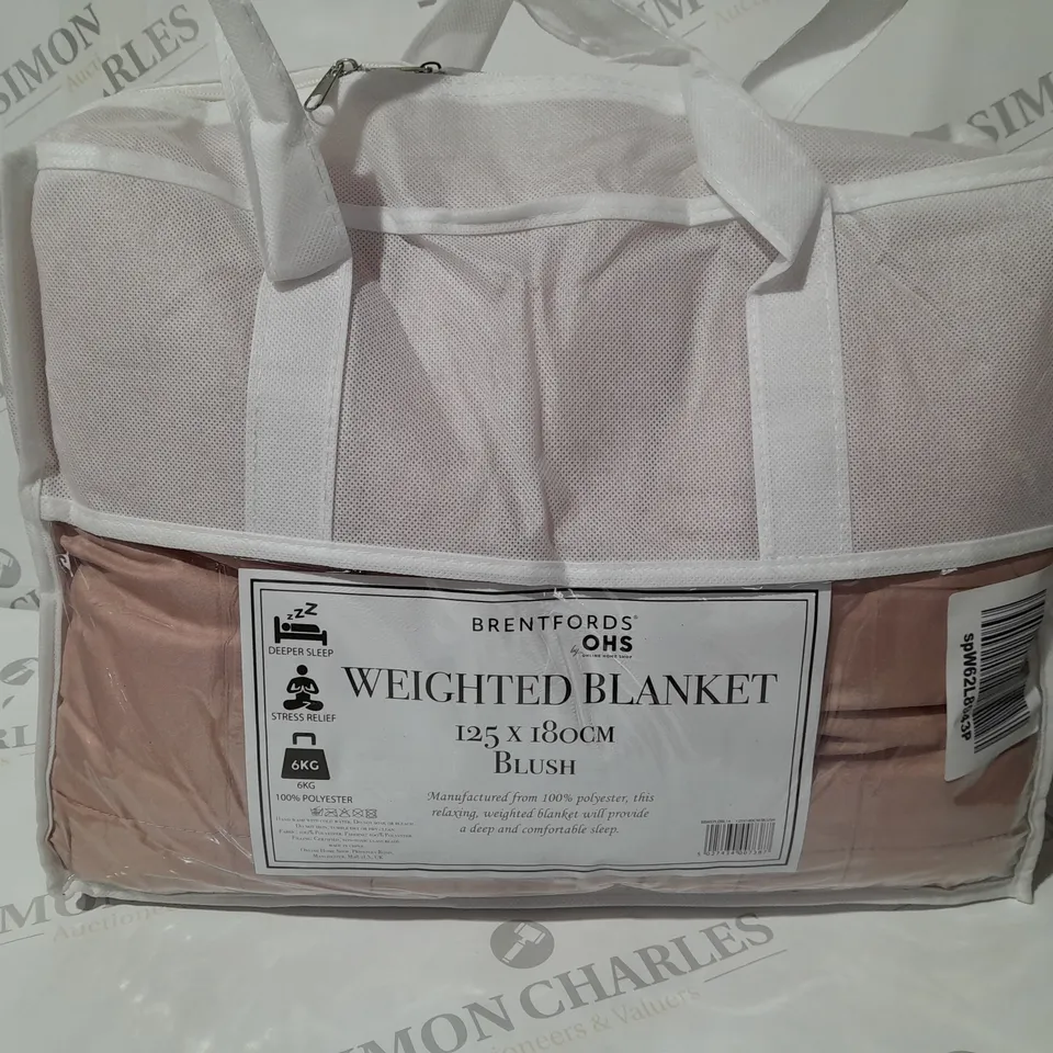 BRENTFORDS OHS WEIGHTED BLANKET 125CM X 180CM