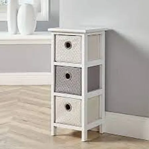 BOXED FARGA 3 DRAWER STORAGE