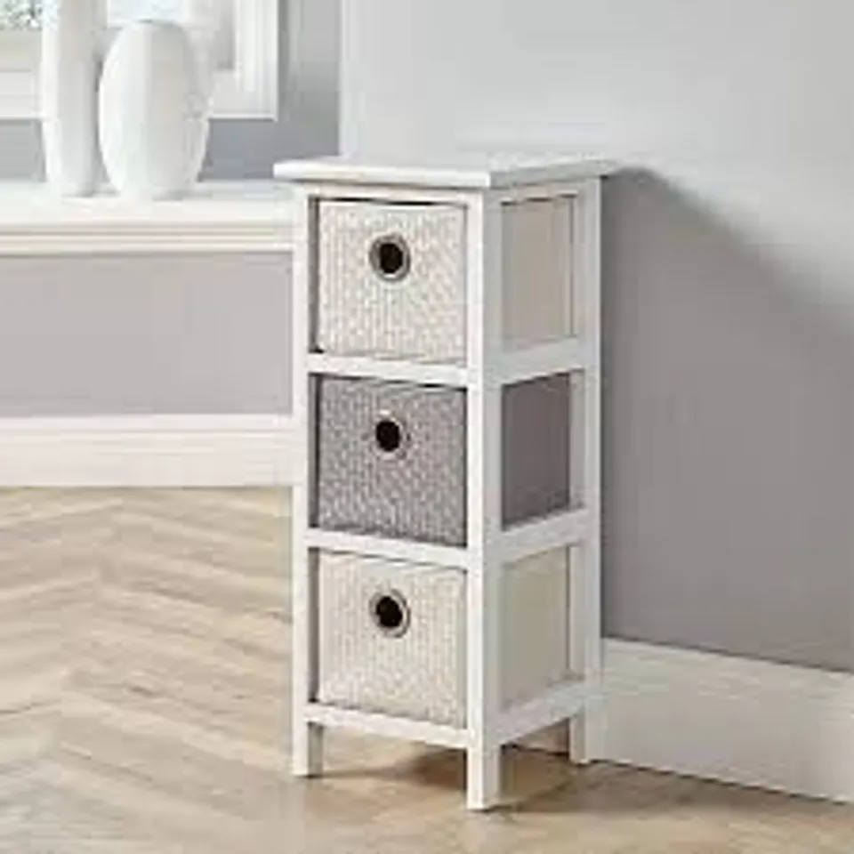 BOXED FARGA 3 DRAWER STORAGE 