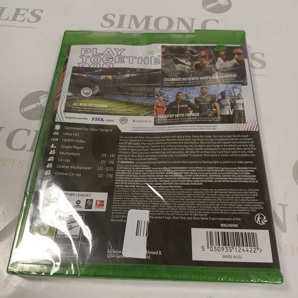 SEALED FIFA 21 FOR XBOX ONE / SERIES X