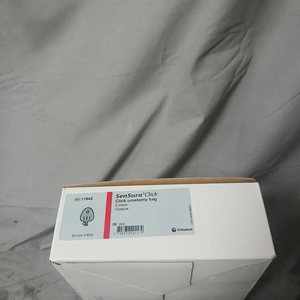 COLOPLAST SENSURA CLICK UROSTOMY BAG, 2-PIECE, MIDI (50MM), OPAQUE – 30 PCS