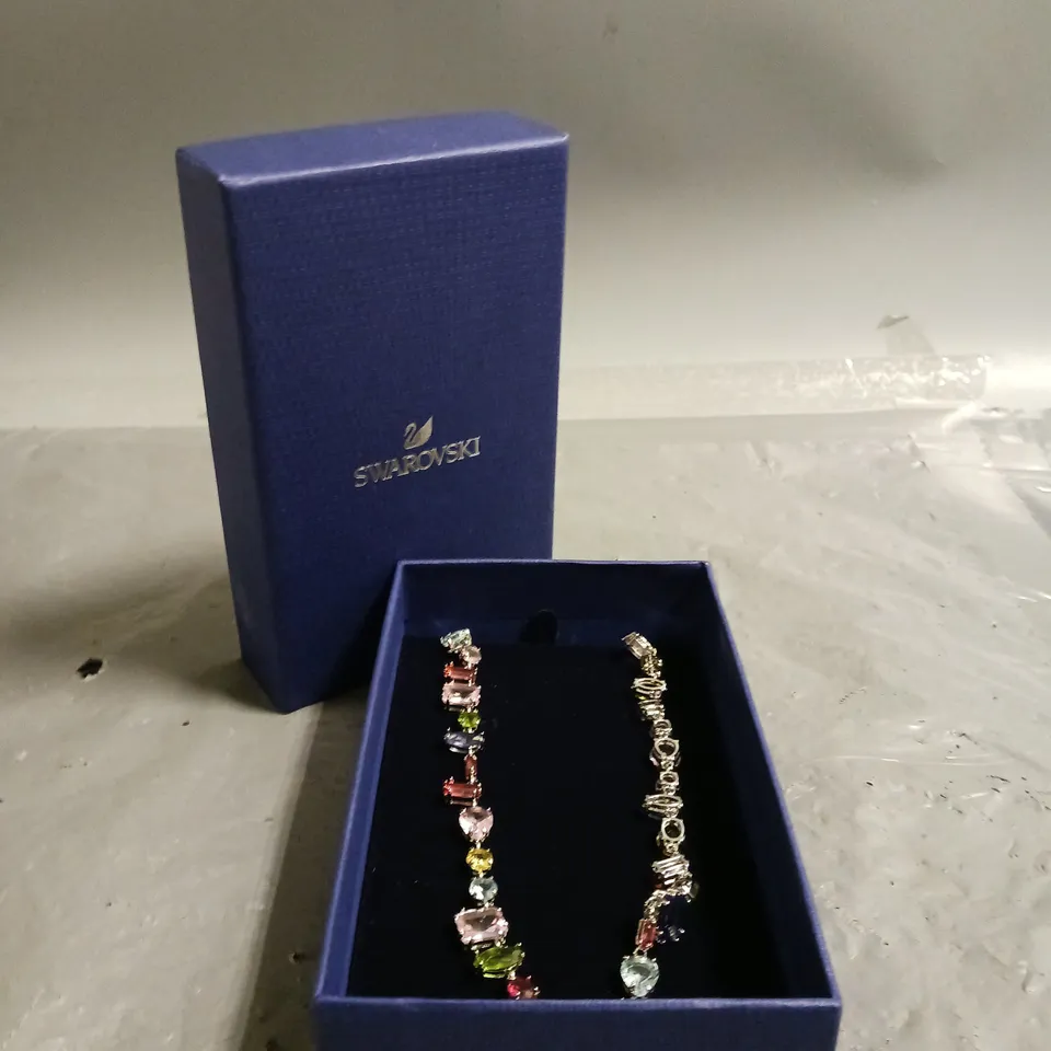 SWAROVSKI GEMA MIXED CUTS MULTICOLOURED NECKLACE