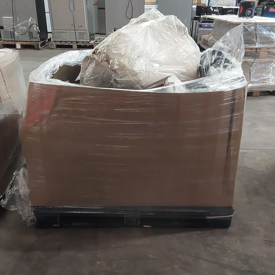 PALLET OF APPROXIMATELY 17 UNPROCESSED RAW RETURN HOUSEHOLD AND ELECTRICAL GOODS TO INCLUDE;