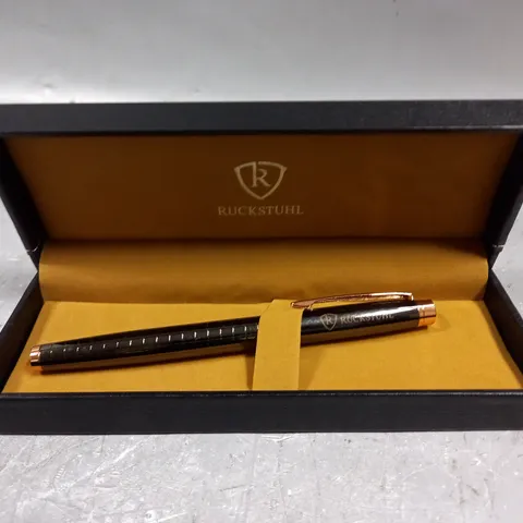 RUCKSTUHL STAINLESS STEEL LUXURY PEN IN GIFT BOX