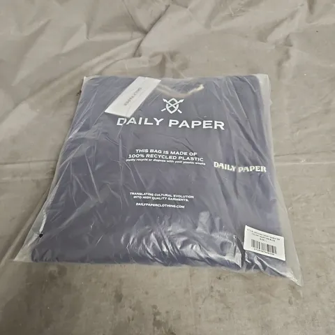BAGGED DAILY PAPER CRAFT SWEATER IN MARITIME BLUE SIZE L
