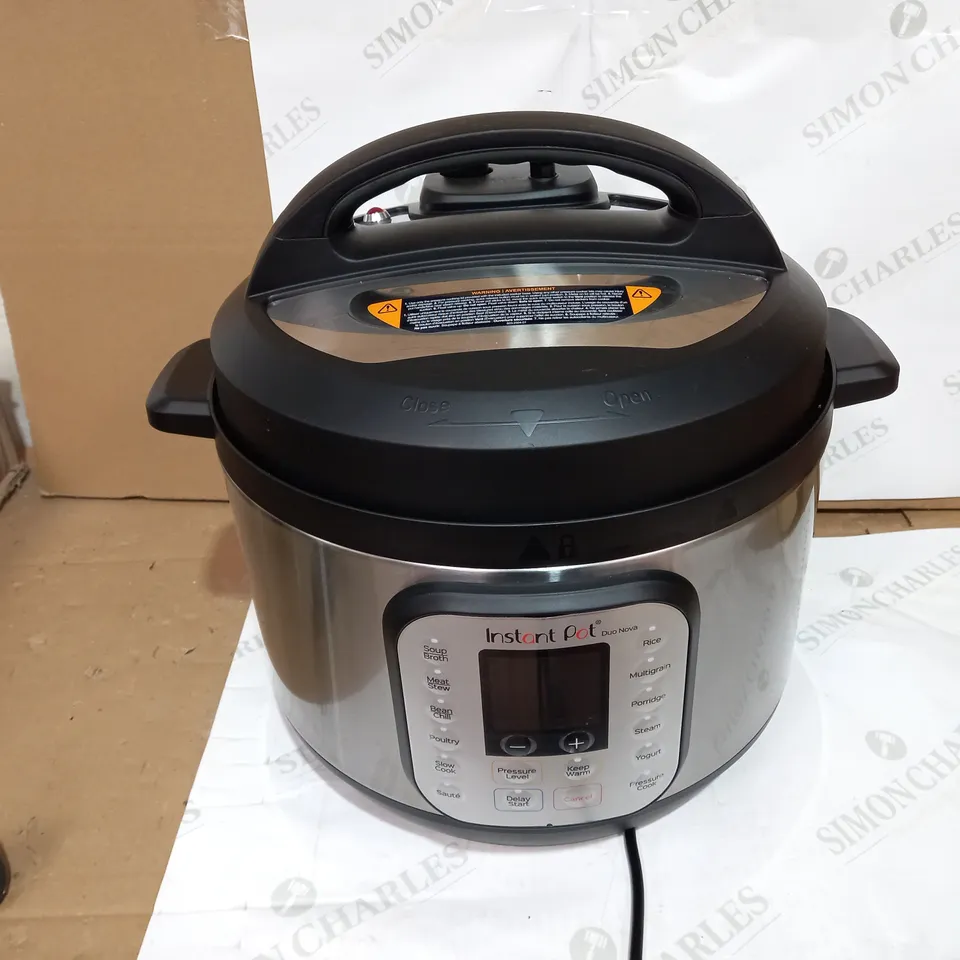 INSTANT POT DUO NOVA ELECTRIC MULTI-USE PRESSURE COOKER