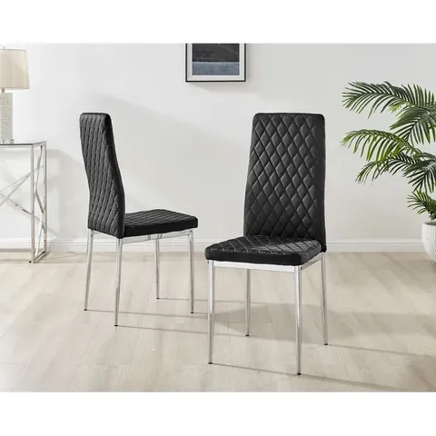BOXED UPHOLSTERED DINING CHAIR (SET OF 2, 1 BOX)
