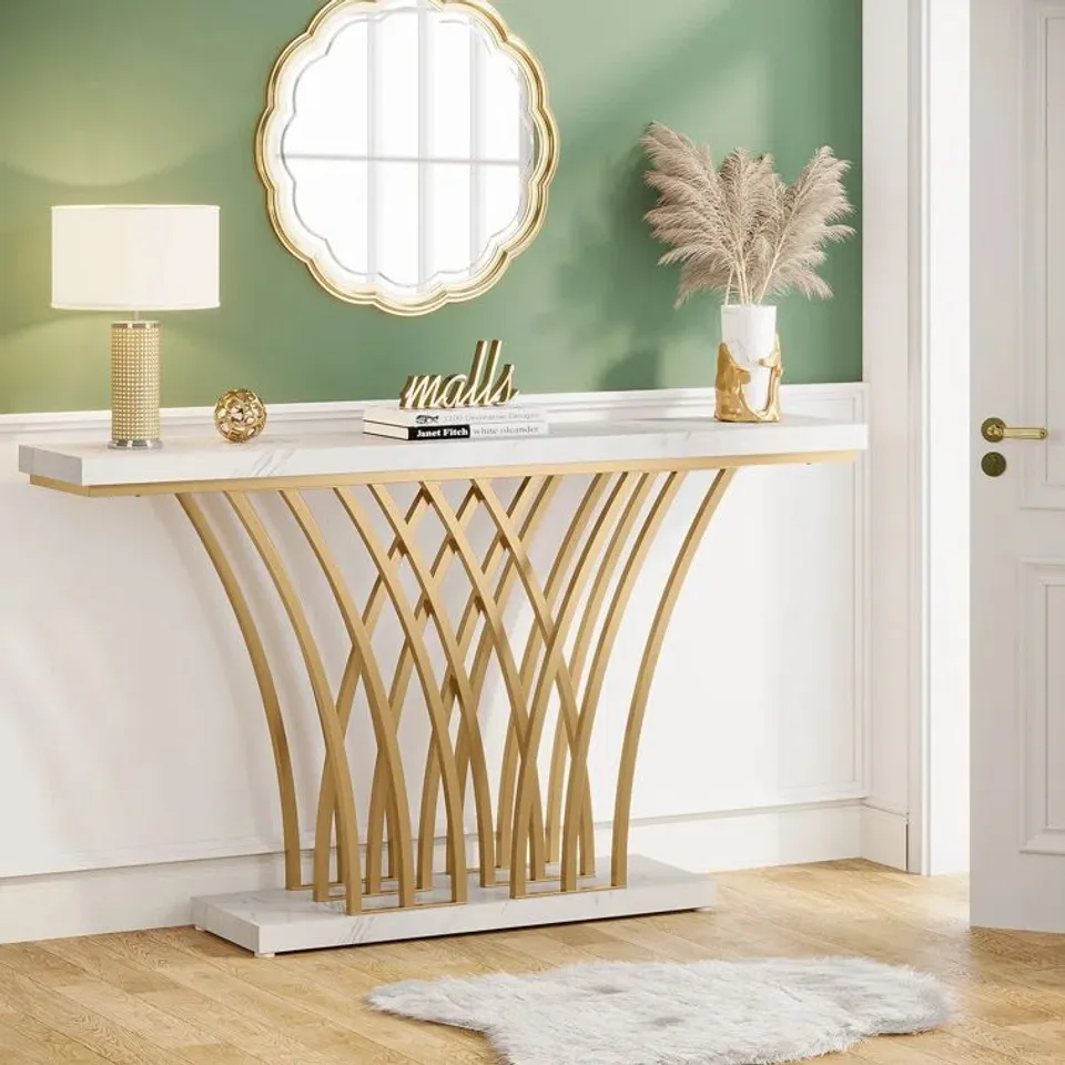 BOXED BOEHLKE 150cm UNFINISHED CONSOLE TABLE (1 BOX)