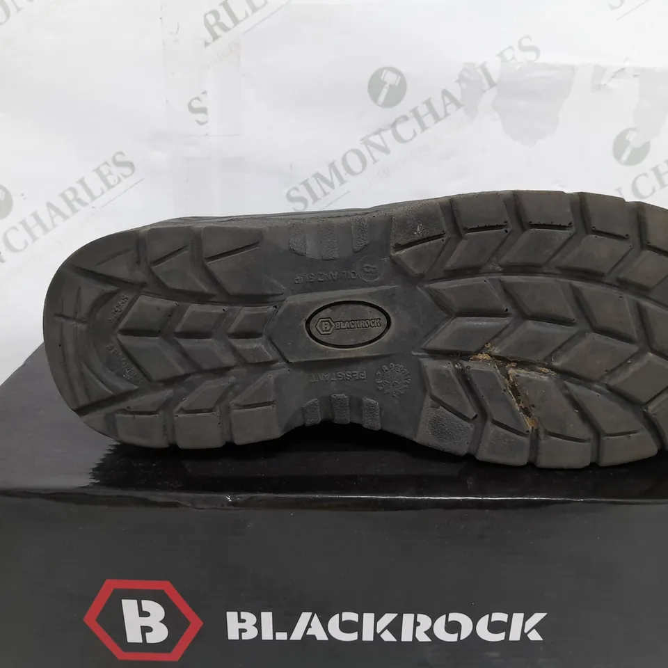 BOXED BLACKROCK WORK WEAR CHUKKA BOOT SF0208 BLACK BOOTS - UK 8 